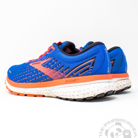 Brooks Ghost 13 Running Shoe Blue Orange Athletic Sneakers Lace Up Womens Size 8 - Picture 3 of 5